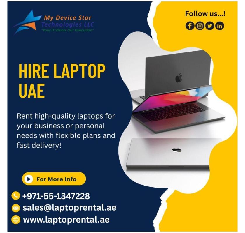 Best Office Laptops to Hire in UAE for 2025?