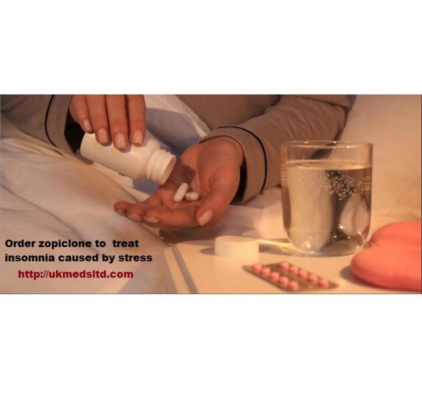 Order zopiclone to  treat insomnia caused by stress