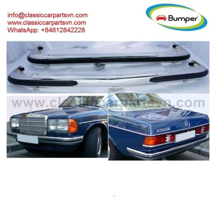 Mercedes W123 coupe bumpers (1976–1985)