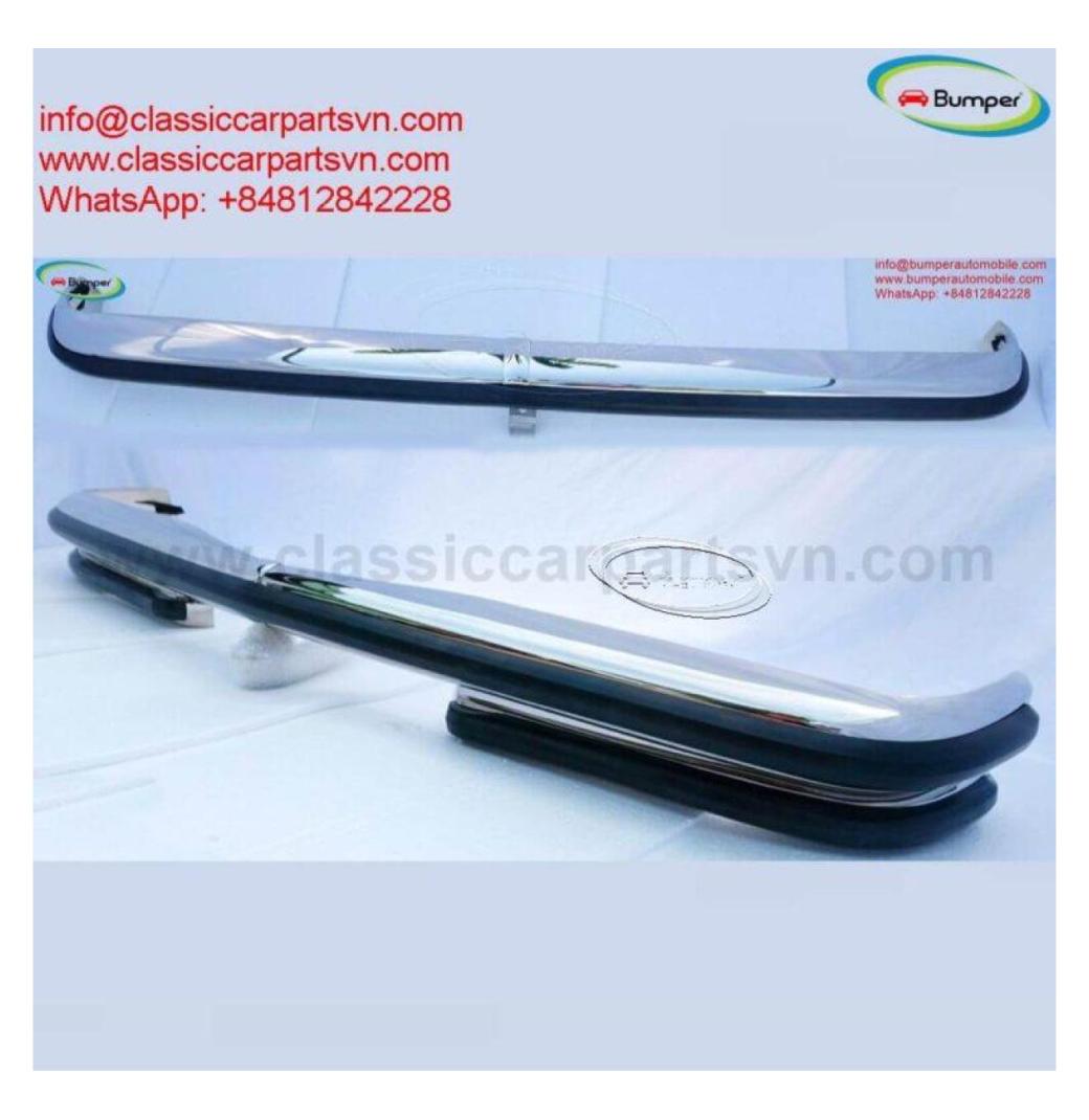 Mercedes W114 W115 Sedan S1 bumper full set - 2/2