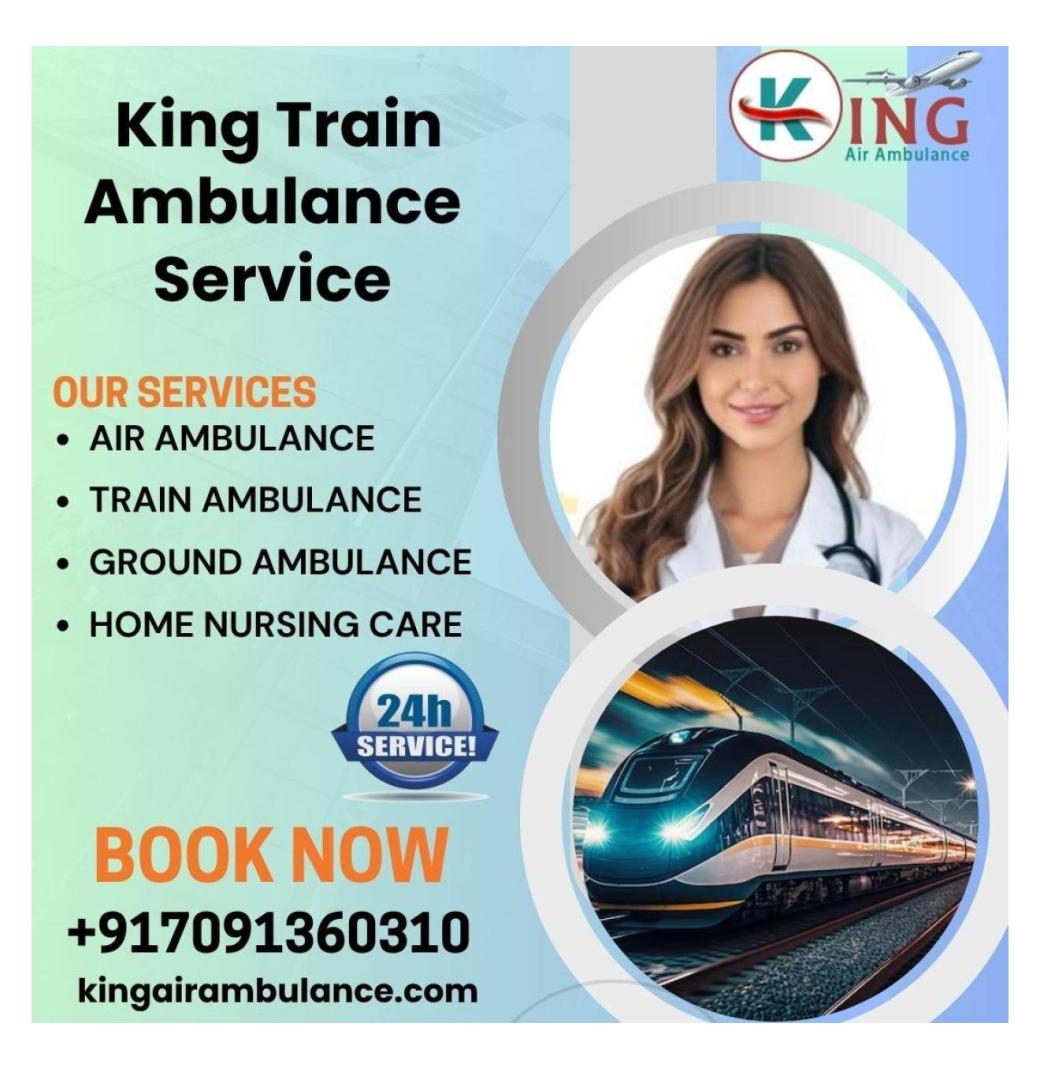  King Train Ambulance Efficiently Manages Long- Distance trip of Cases in Allahabad