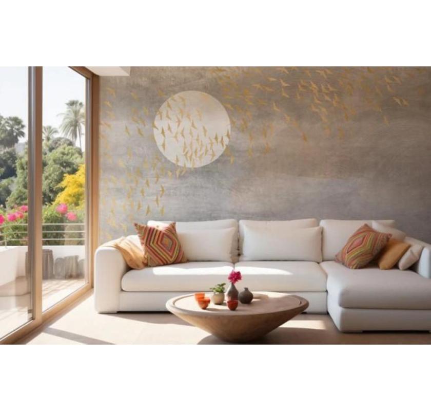 Quick and Simple Wall Decor from GiffyWalls Peel and Stick Wallpaper