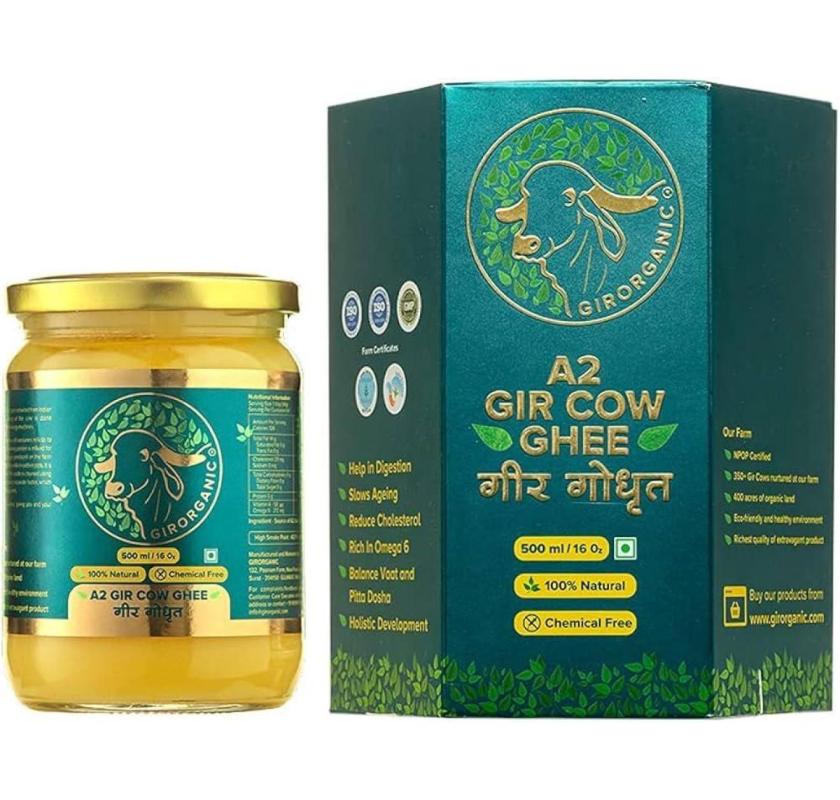 Buy Pure A2 Gir Cow Ghee Online – Traditional Bilona Method | 100% Natural & Chemical-Free