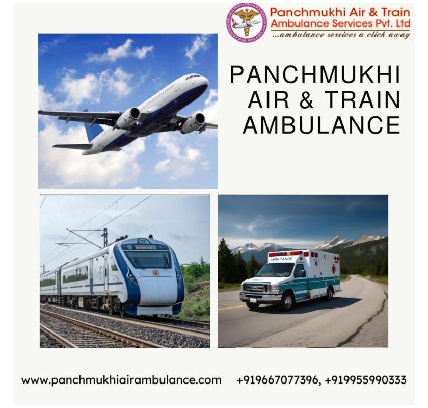 Choose Panchmukhi Train Ambulance in Ranchi for Reliable and Cost-Effective Transport