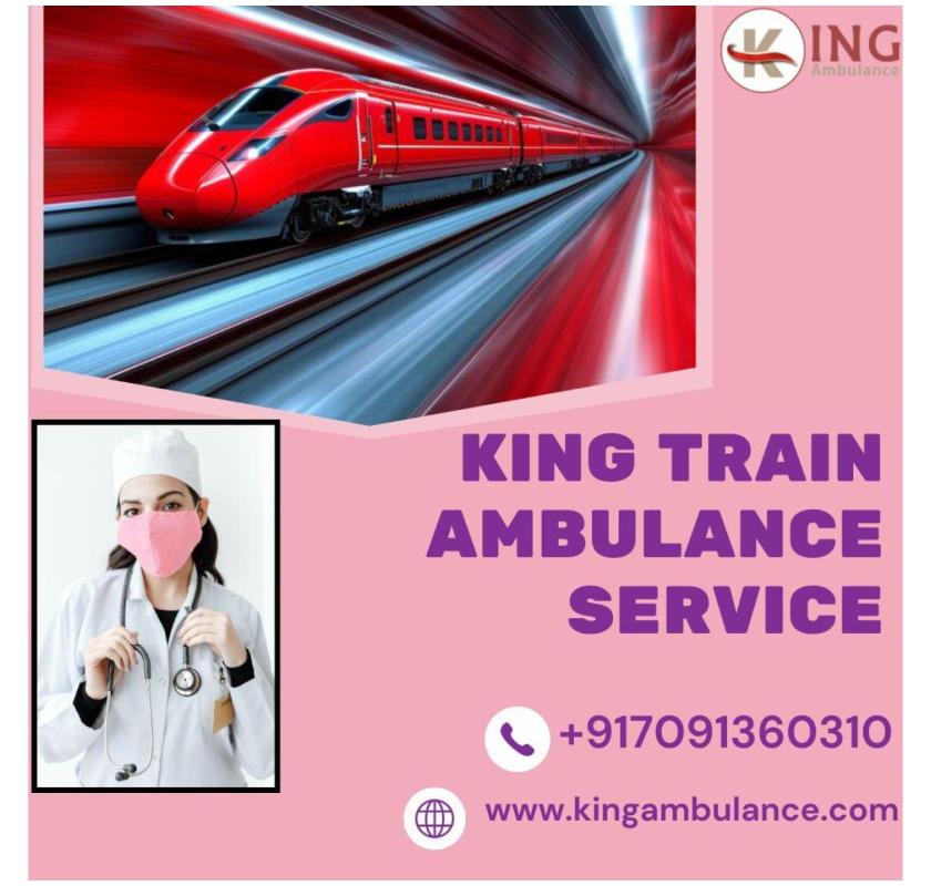  King took the big responsibility of transporting in train ambulance in Gorakhpur