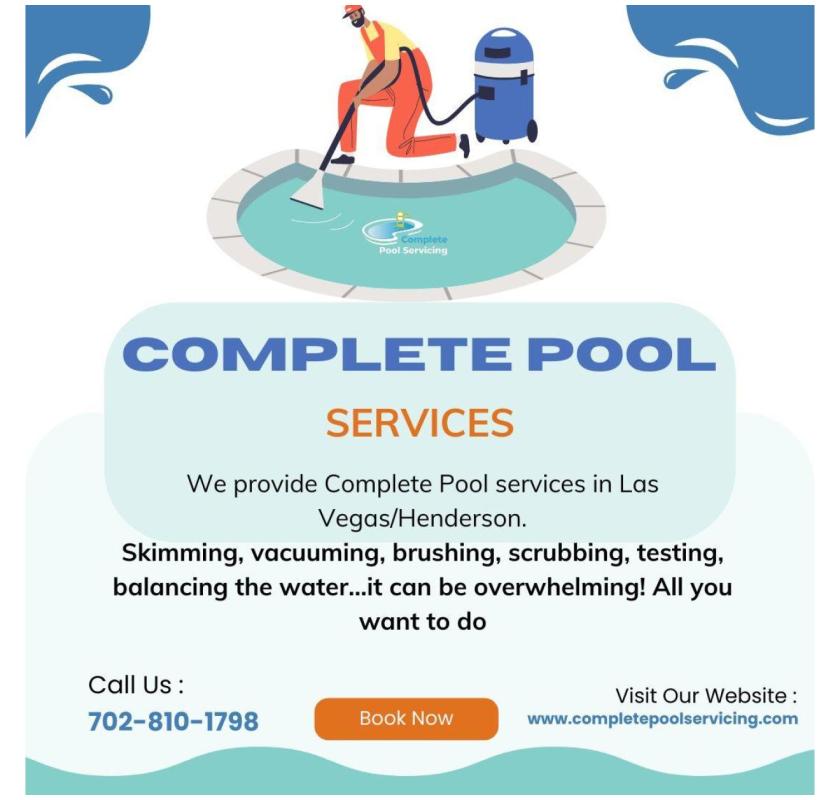 What Services Do You Provide in Complete Pool Services?