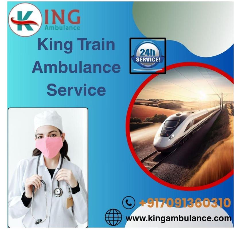  Book King ensures you will have fewer worries with Train Ambulance in Indore