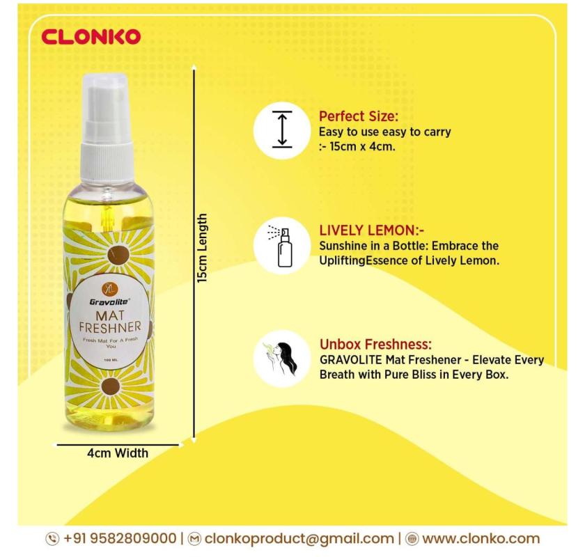 Online Buy Yoga Mat Freshener in Delhi | Clonko