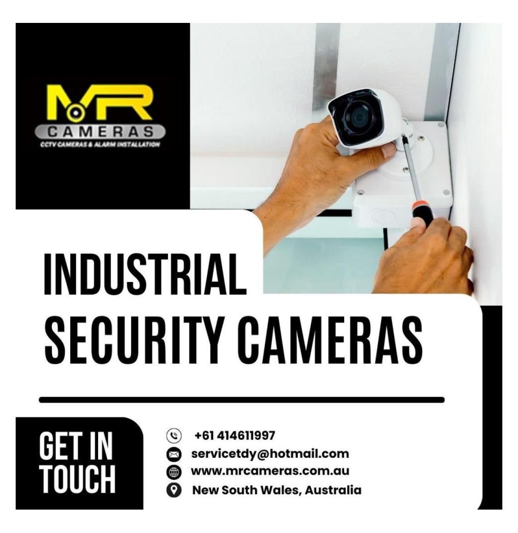 Reliable Industrial Security Cameras Installation Service in Sydney