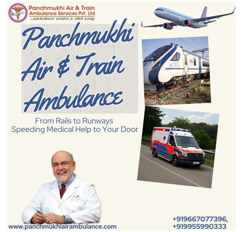 Use Panchmukhi Train Ambulance for risk-free medical transportation in Ranchi
