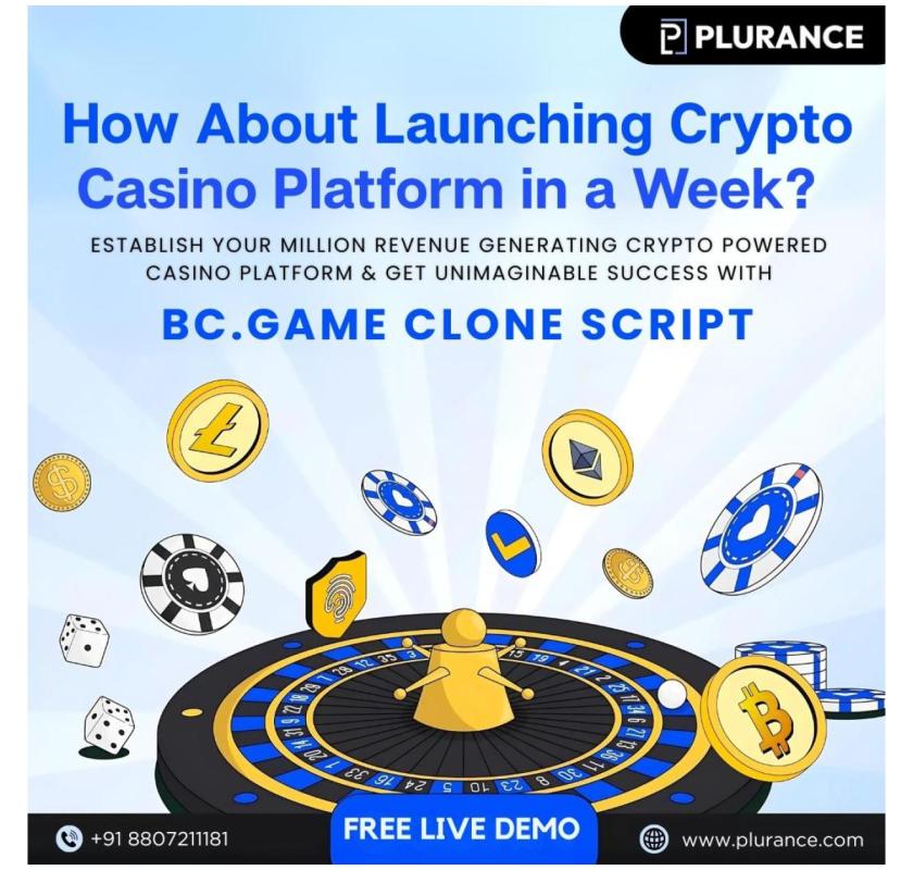 Bc.game Clone - For Building Your Lucrative Crypto Casino Platform
