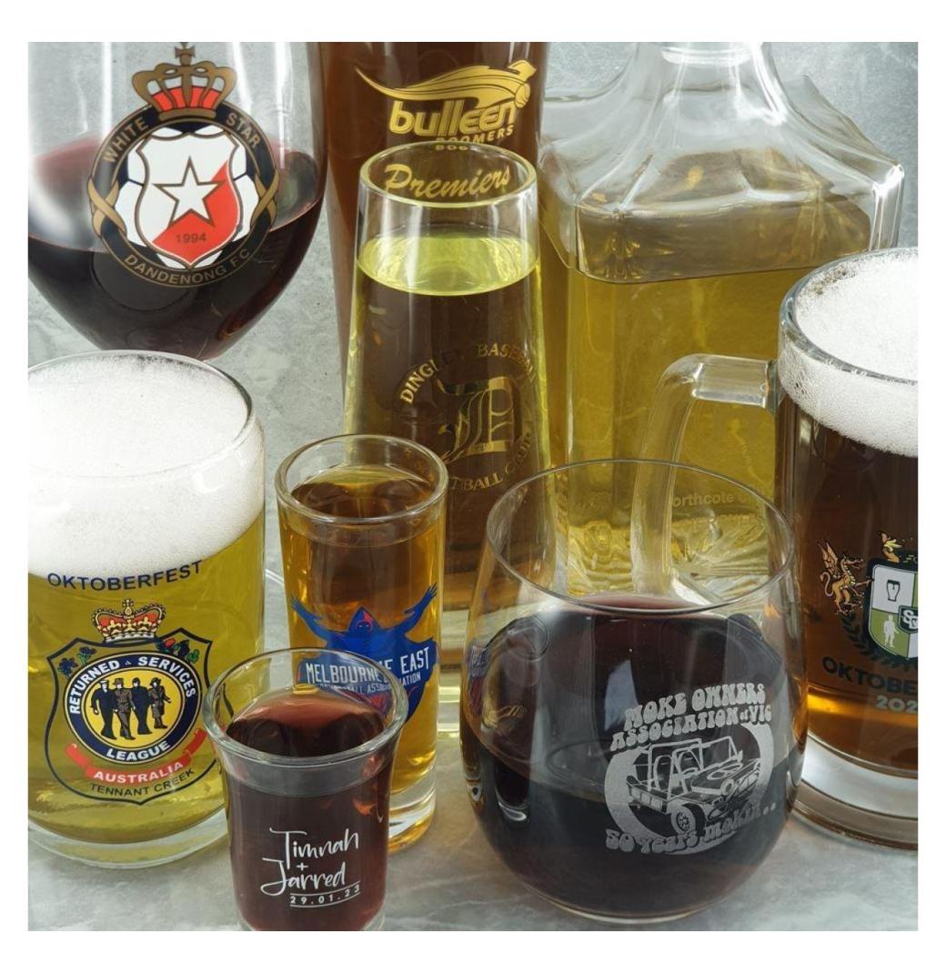 Personalised Drinking Glasses in Australia | Personalised Glasses