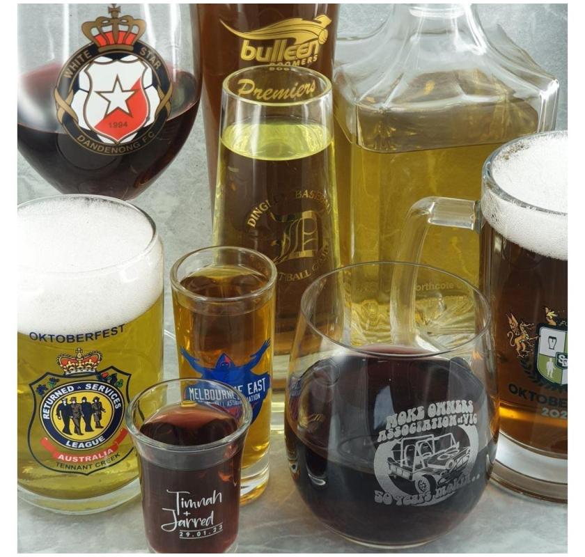 Personalised Drinking Glasses in Australia | Personalised Glasses