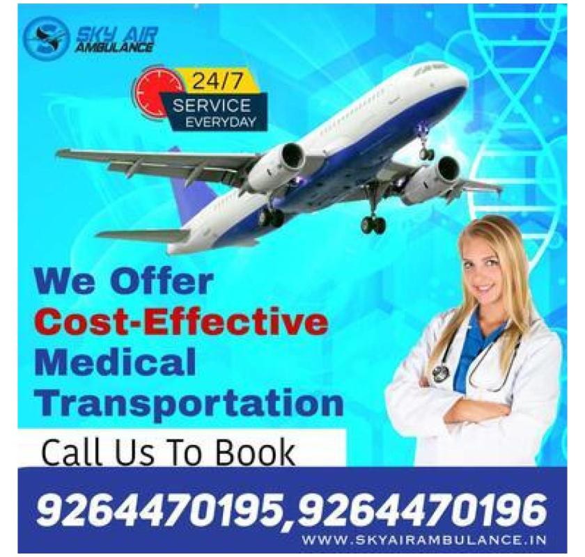 Sky Air Ambulance Service In Varanasi is 24/7 Available.