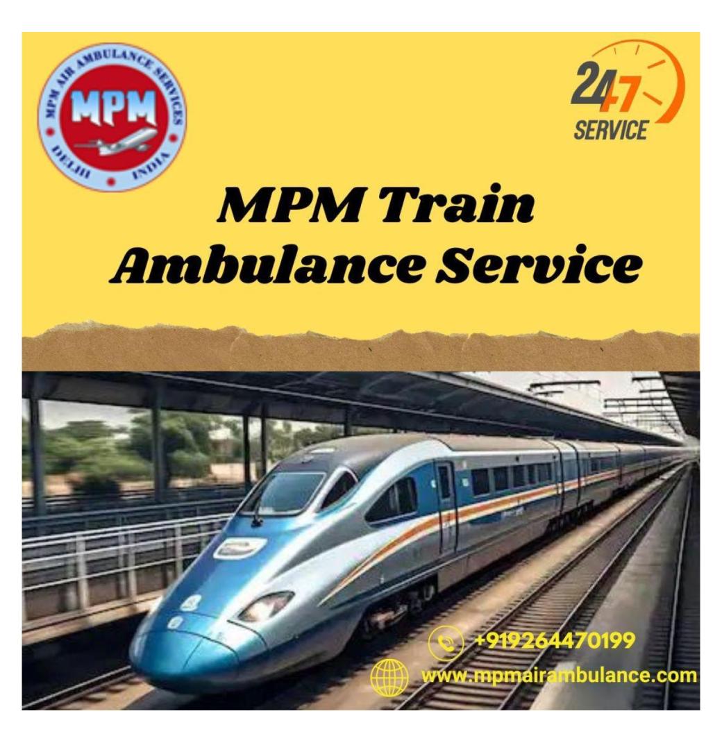 MPM started travelling to patients in Bhopal with its train ambulance