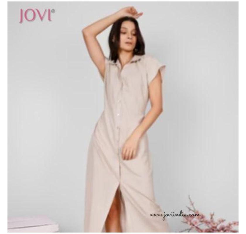 Step Out in Style with JOVI India’s Casual Midi Dress for Women