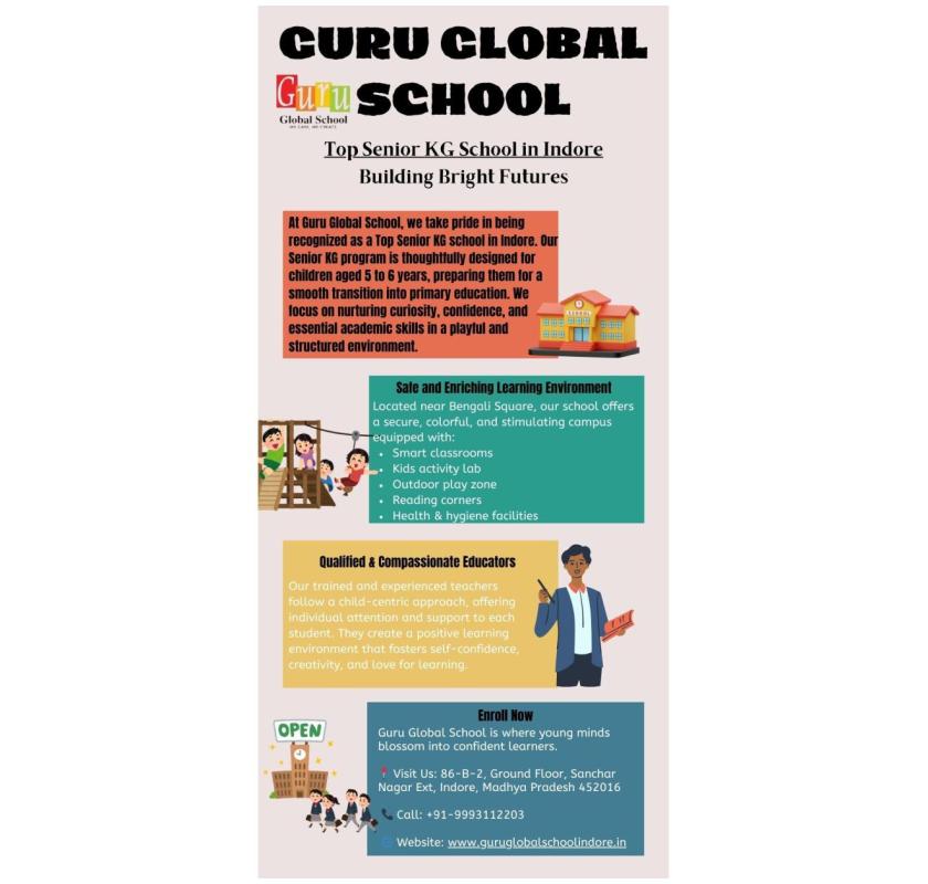 Top-Rated Senior KG School in Indore | Guru Global School