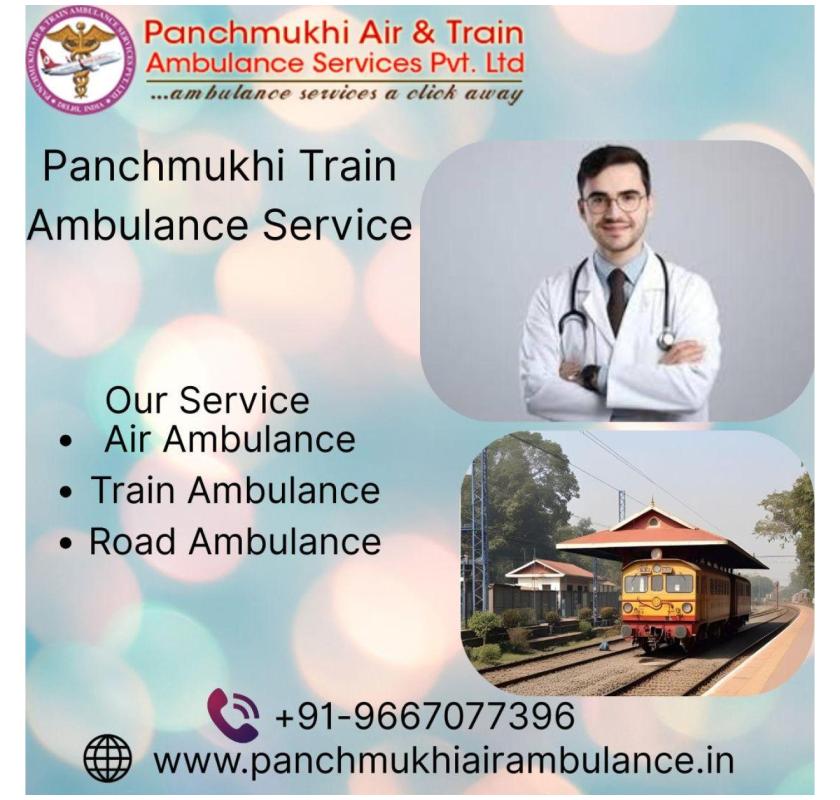 The Panchmukhi Train Ambulance is the fastest emergency medical transportation service available