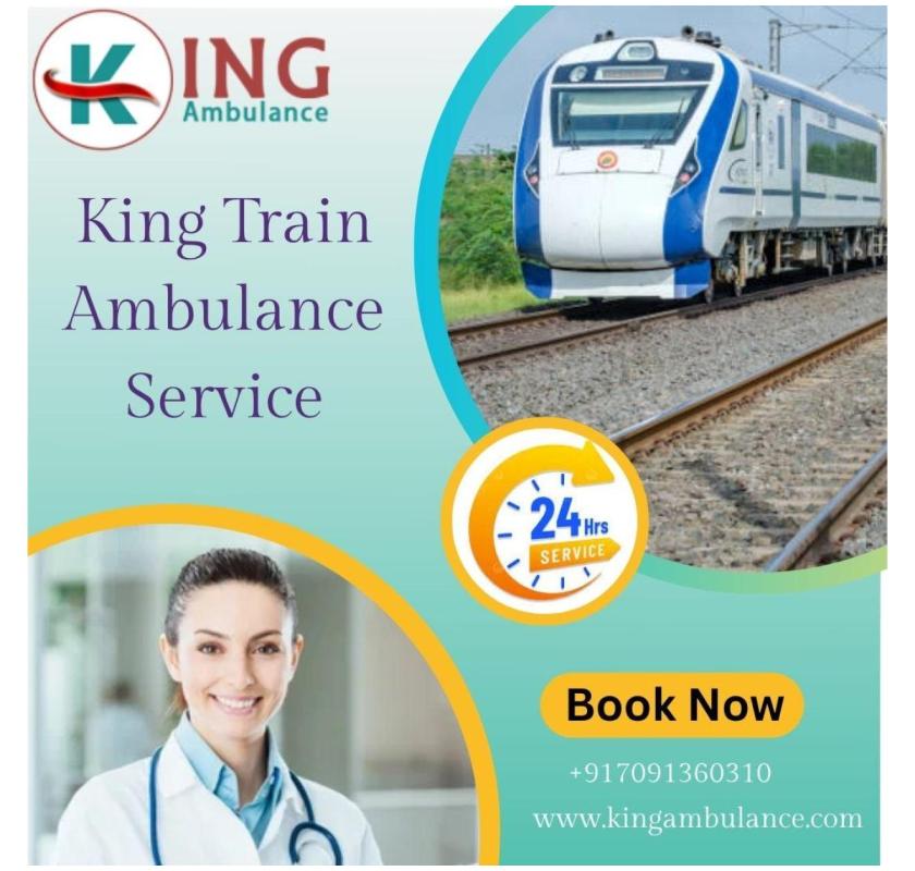 Patients are safely guided by King Train Ambulance in Indore