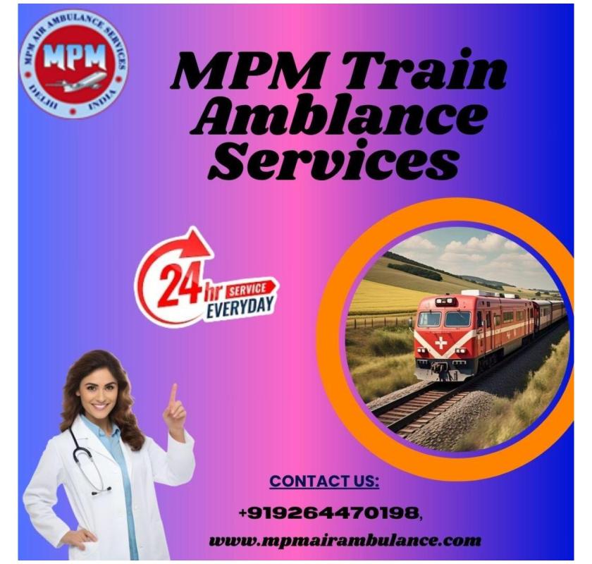 An Oxygen Facility is Provided to Patients in the MPM Train Ambulance in Raipur
