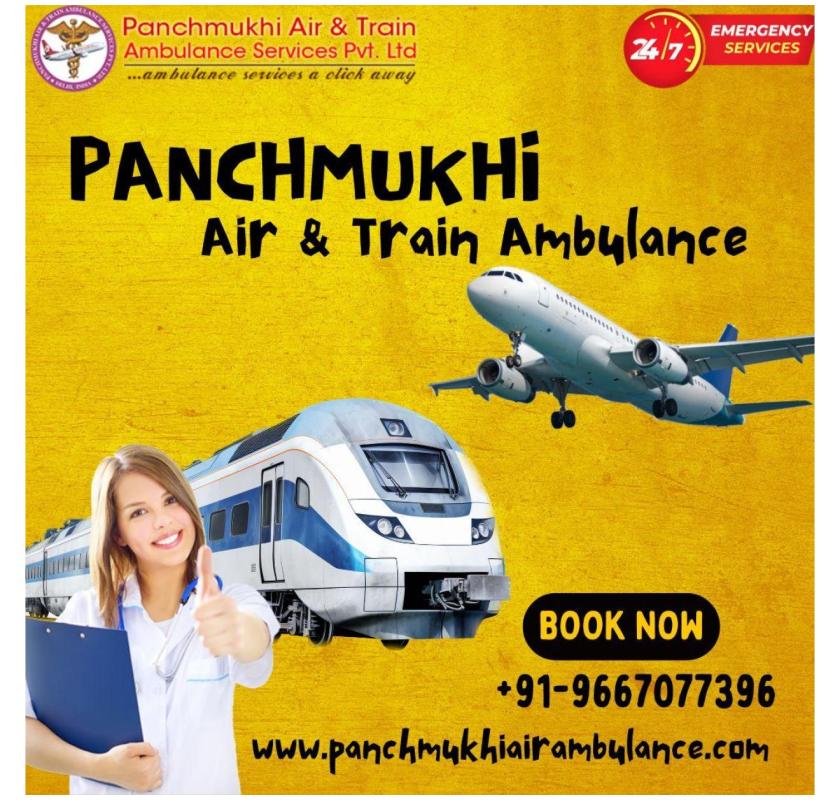 Utilize Panchmukhi Train Ambulance for secure medical transport in Patna