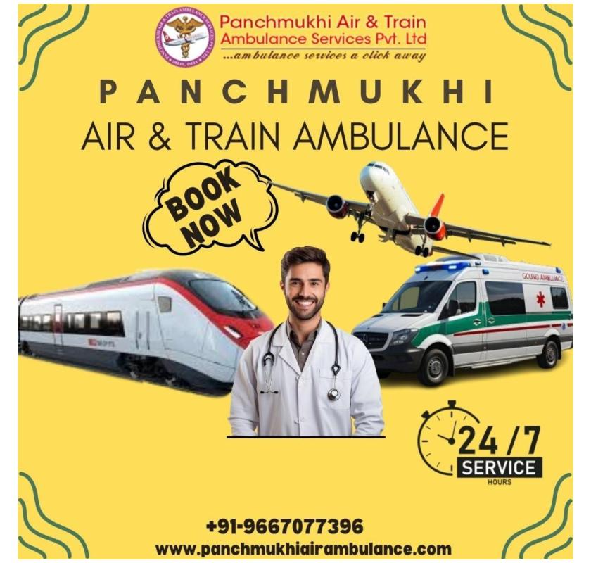 Panchmukhi Train Ambulance offers exceptional medical transfer services in Kolkata