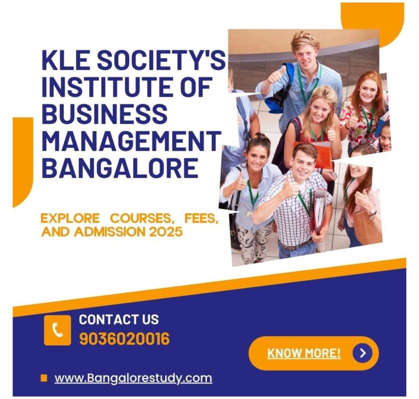 KLE Society's Institute of Business Management