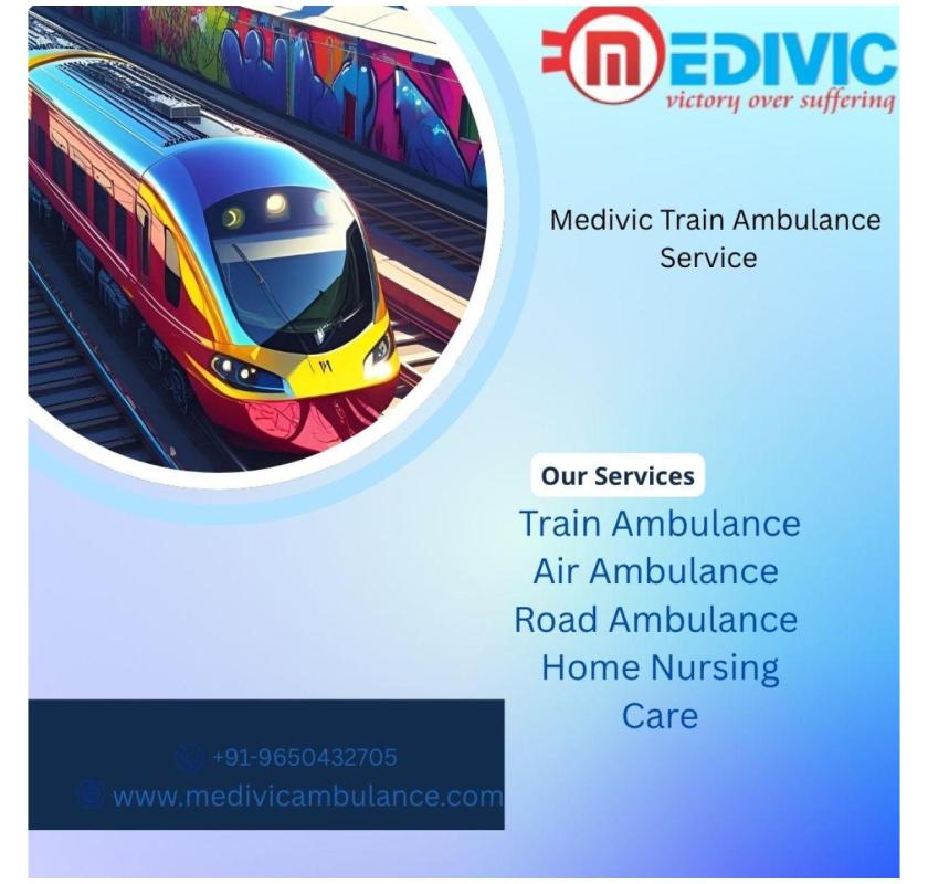  Medivic Offers in its Train Ambulance in Lucknow with Effective Transit Choices 