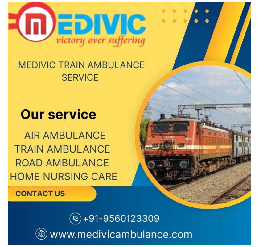 Medivic Offers Rapid Crew Interference in Patna in its Train Ambulance 