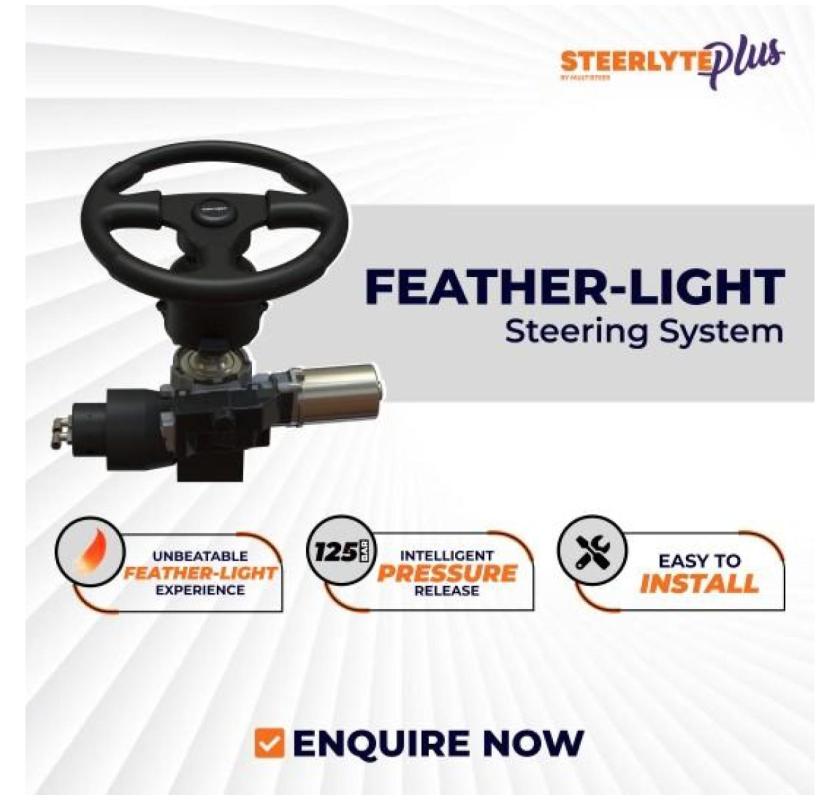 Glydus | Trusted Power-Assisted Boat Steering Manufacturer