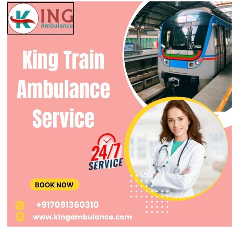 Book King Train Ambulance in Allahabad is a safe option for hospitalization in critical condition
