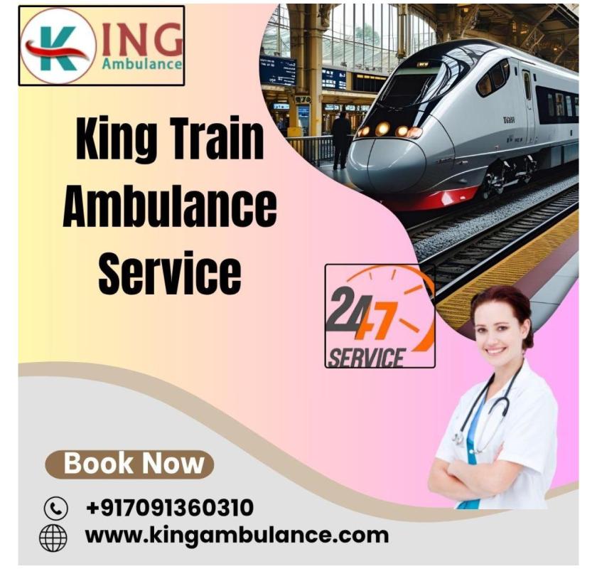 King Train Ambulance Service in Gorakhpur has low booking price