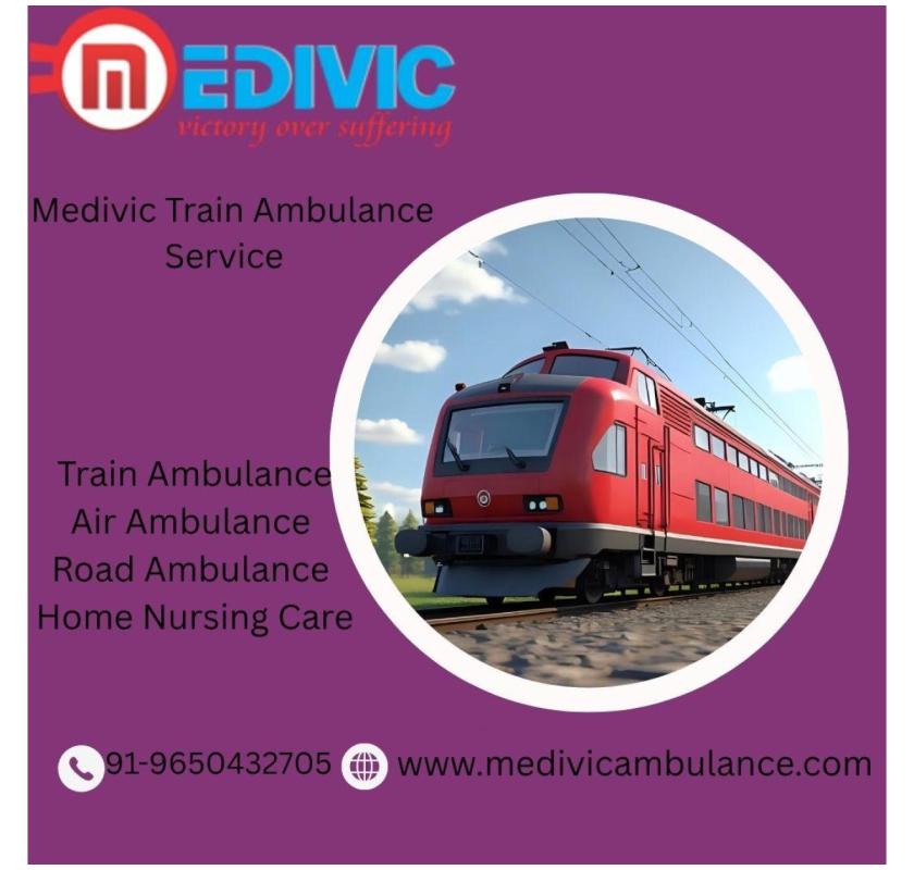 Medivic has skilled crew for route assistance in its train ambulance in Mumbai