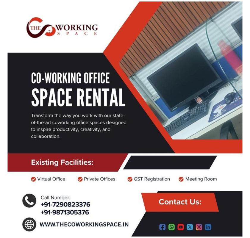 Best Coworking Space in Subhash Nagar for Rent in Delhi