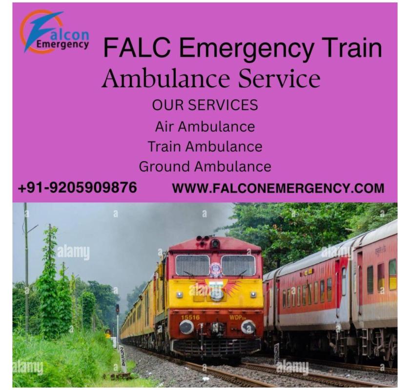 FALC Emergency ICU Train Ambulance Services in Allahabad at your budget.