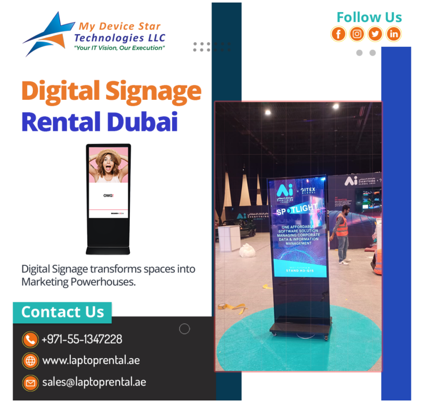 Transform Wayfinding with UAE Digital Signage Rental