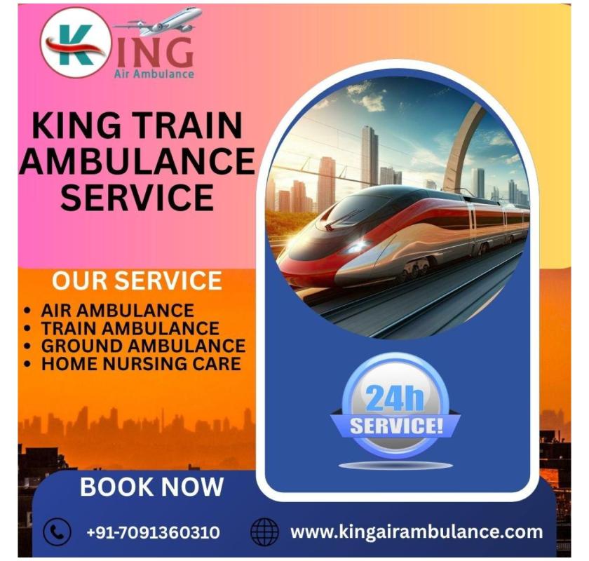  Hire King, a Crown -Class Train Ambulance from Dibrugarh with CCU Setup