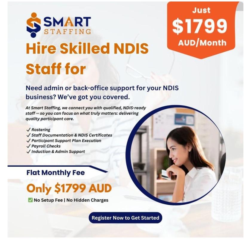 Outsource NDIS Staff Services: A Smart Solution for Disability Providers in Australia