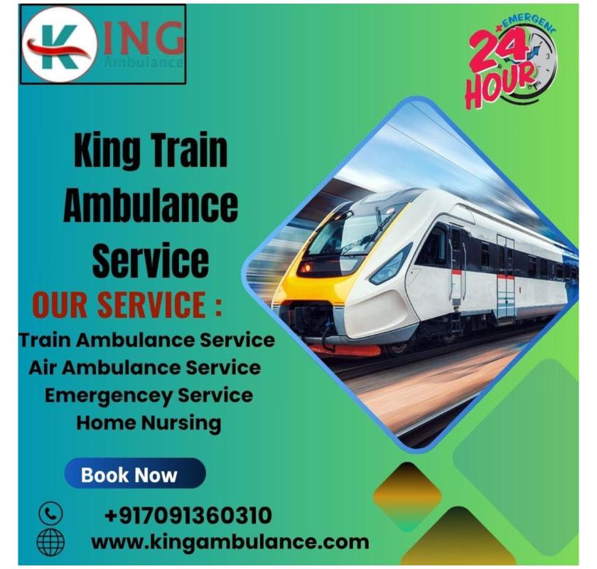 King Train Ambulance in Allahabad carries patients Easily Transfer