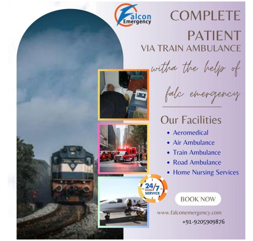 Falc Emergency Takes Instantaneous Move during Transit in Guwahati in its Train Ambulance 