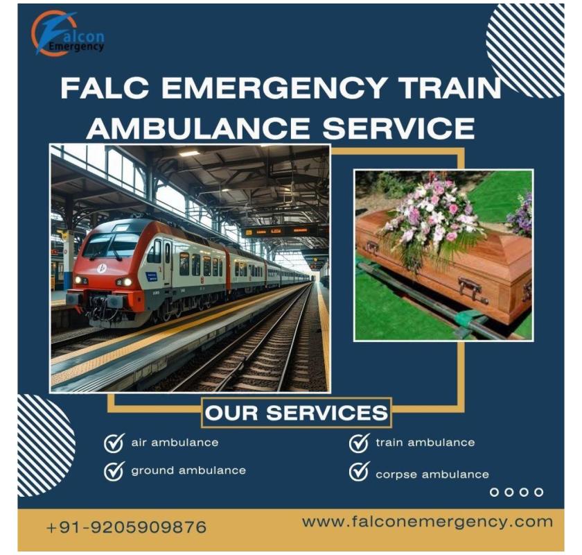 FALC Emergency Moves the Dead Body with Soft Handling in Ahmedabad in its Train Ambulance