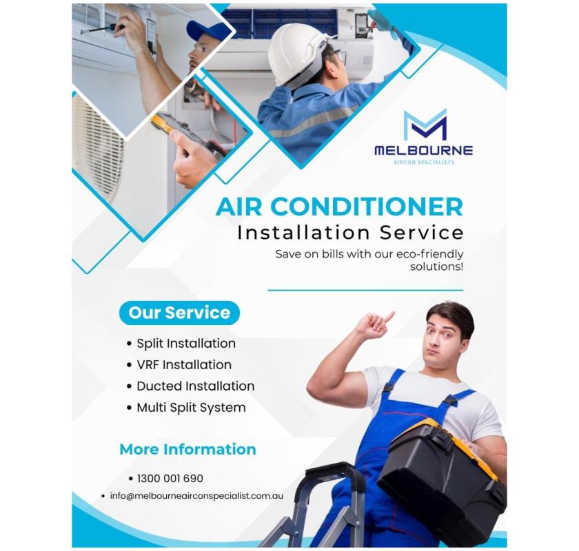 ❄️ Professional Air Conditioner Installation Across Melbourne 