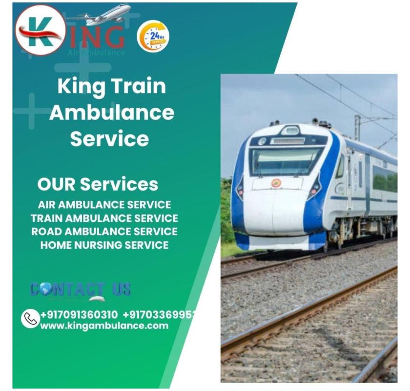  King Shares upgrade clearly during Transfer in Nagpur in its Train Ambulance