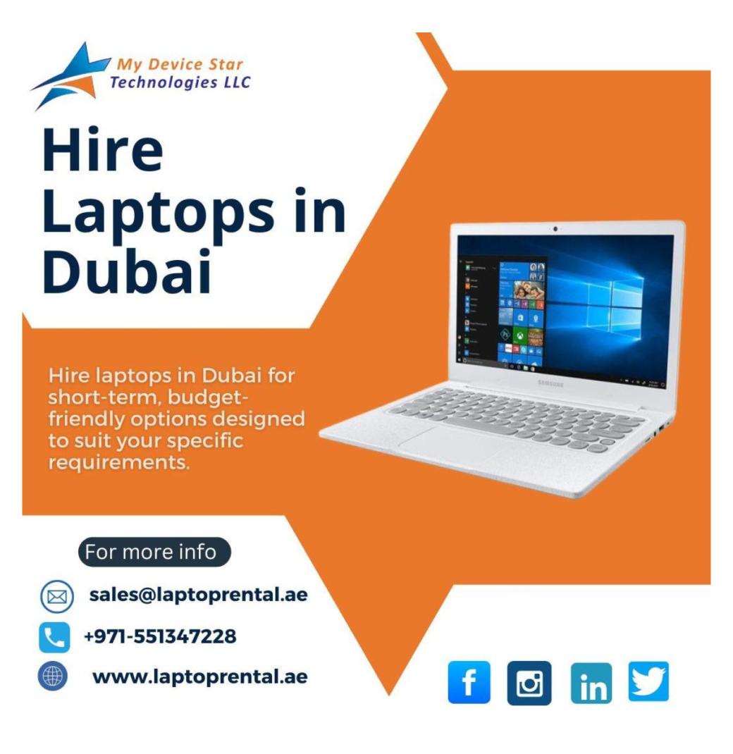 Can You Hire 2-in-1 Laptops in Dubai Easily?