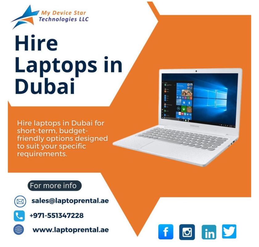 Can You Hire 2-in-1 Laptops in Dubai Easily?