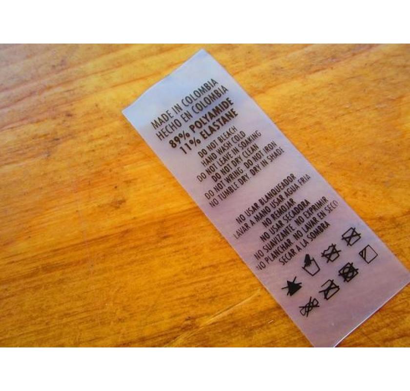 High-Quality Printed Fabric Garment Labels for Professional Clothing Brands