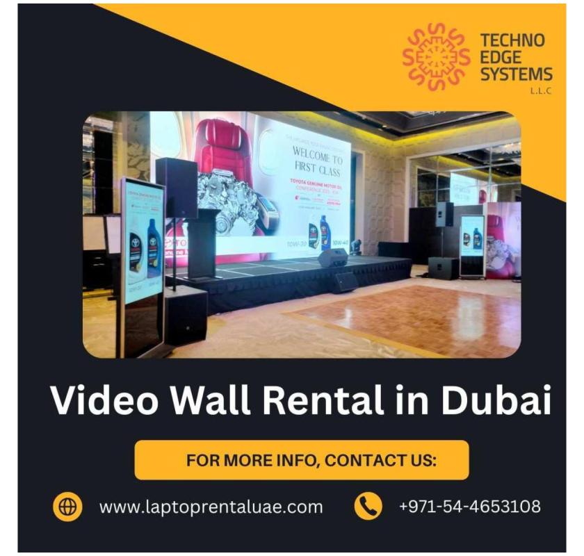 Top Dubai Video Wall Rental for Events and Shows