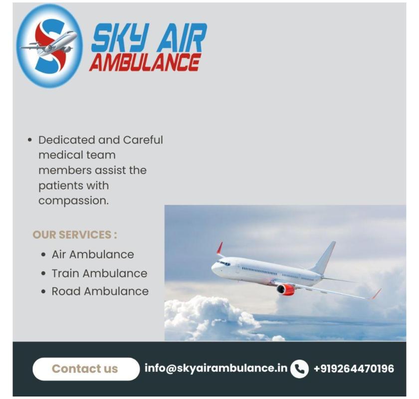 Sky Air Ambulance from Bhopal to Delhi  Is A Good Service provider for transporting patients safely.