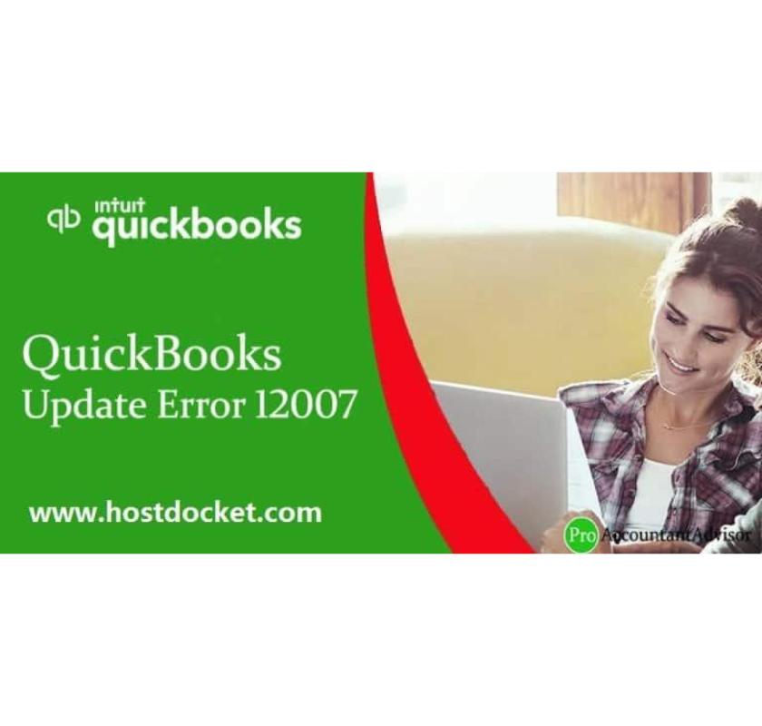 How to Rectify QuickBooks Update Error 12007?