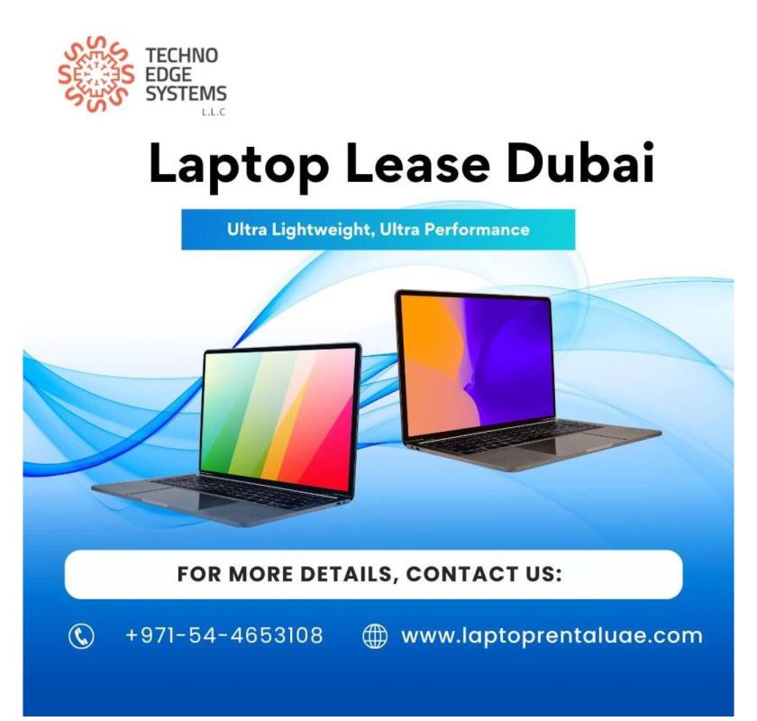 Get a Laptop in Dubai for Short or Extended Use